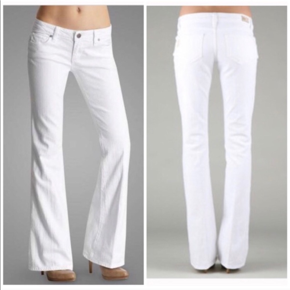 Paige Jeans ~ Laurel Canyon ~ Jeans 28 ~ White - Picture 1 of 3
